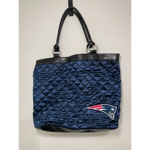 ProFANity New England Patriots Shoulder Handbag‎ Purse NFL football Navy Quilted